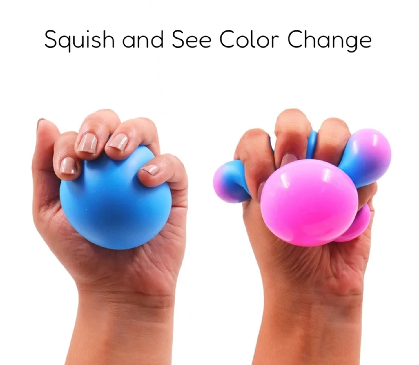 Tint Twirlers: Color-Changing Fidget Balls | Set of 3 Balls | Stress Relief Balls| Perfect Party Favors
