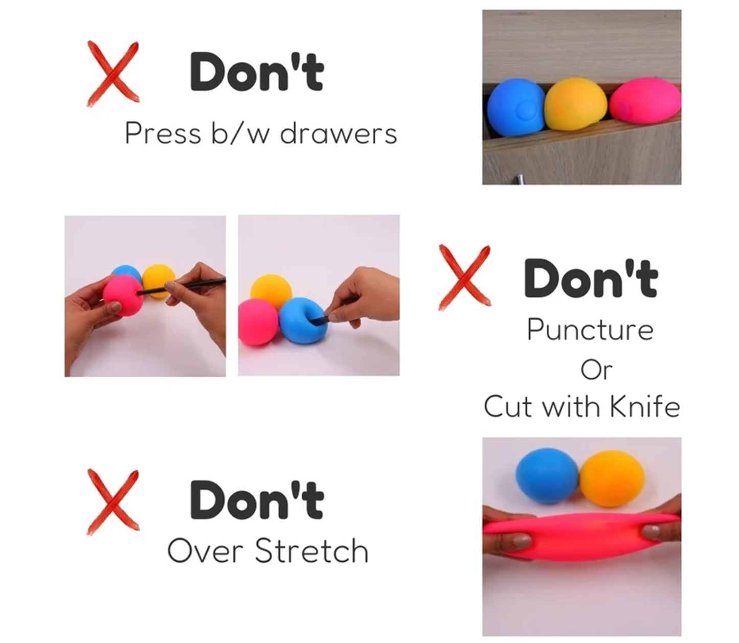 Tint Twirlers: Color-Changing Fidget Balls | Set of 3 Balls | Stress Relief Balls| Perfect Party Favors