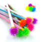 Spooky Wall Crawlers , 15 Stretchy Multi-Colored Balls with a hole , Stick & Crawl for Fun Sensory Play