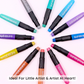 Metallic Silk Crayons (Pack of 12) Premium Quality, Shimmery & Water-Soluble Crayons