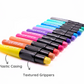 Metallic Silk Crayons (Pack of 12) Premium Quality, Shimmery & Water-Soluble Crayons