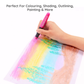Metallic Silk Crayons (Pack of 12) Premium Quality, Shimmery & Water-Soluble Crayons