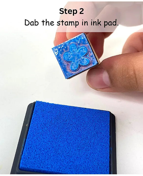 Scoobies Stamp Paint Art Set – Mess Free 19 Pieces Creative Activity with Wooden Stamps & Inks