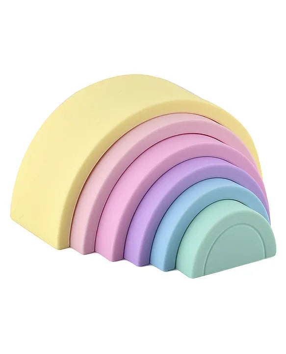 Silicone Stackables - Kid's Chewable Stacking Toy