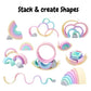 Silicone Stackables - Kid's Chewable Stacking Toy