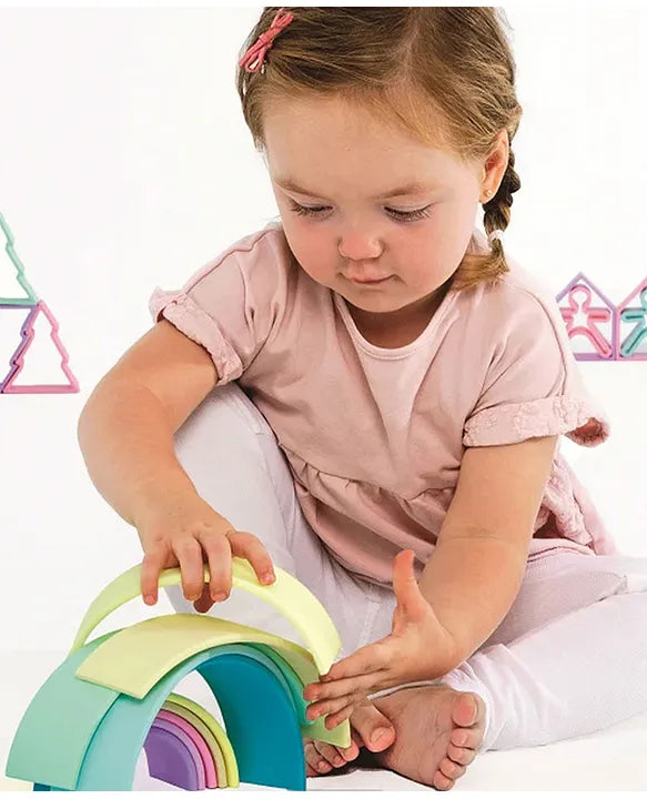 Silicone Stackables - Kid's Chewable Stacking Toy