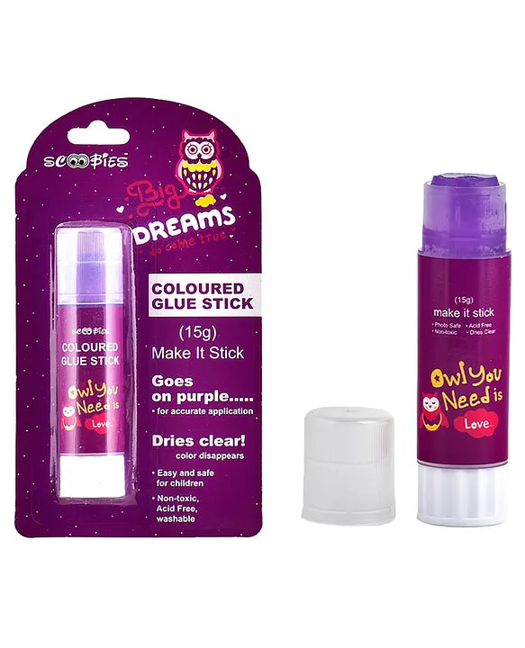 Coloured Glue Stick , in 4 Colors