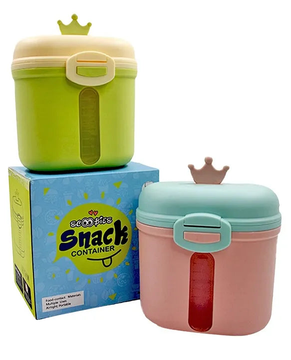 Snack Container - Your On the Go Munching Partner (Pastel Green)
