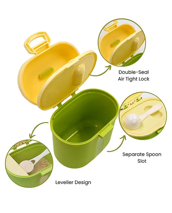Snack Container - Your On the Go Munching Partner (Pastel Green)