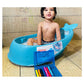 Bath Crayons | Set of 10 Washable Crayons | With Drag Along Push Tab | Multi-surface Compatible