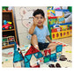 Scoobies Galaxy Magnetic Tiles , Space-Themed Designs: Astronaut, Rockets, Stars & More