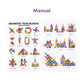 Scoobies Magnano Tiles | Pocket Sized Travel Friendly Magnetic Tiles