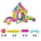 Magnetic Sticks - 34 Pieces Ball & Stick Construction Set | 360 Degree Revolvable | Portable Storage Box | STEM Learning Kit