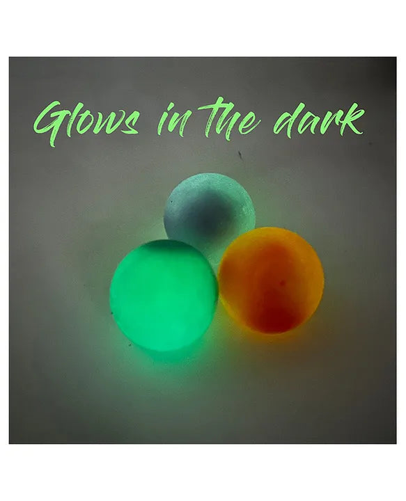 Nano Glow Balls – Mini Multi Color Glow-in-the-Dark Sensory Balls for Kids 3+ | Soft, Stretchy, and Squishy Fun in 2 Variants