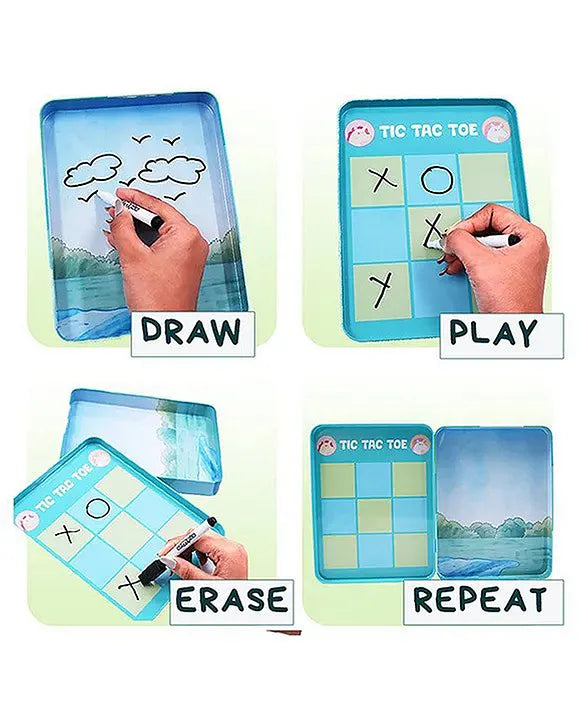 Wild Adventure Travel Tin – On-the-Go Fun & Creativity for Kids 3+ | Screen-Free, Reusable Activity Kit