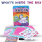 Scoobies Unicorn Travel Tin – Magical On-the-Go Activity Kit for Kids 3+ | Screen-Free Creativity in a Tin