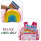 Scoobies Unicorn Travel Tin – Magical On-the-Go Activity Kit for Kids 3+ | Screen-Free Creativity in a Tin