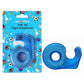 Tape Me Tape Dispenser (Multicolour) | Includes Free Tape |  Auto Manual Cut |  For 1``.5 Cm Width Tape