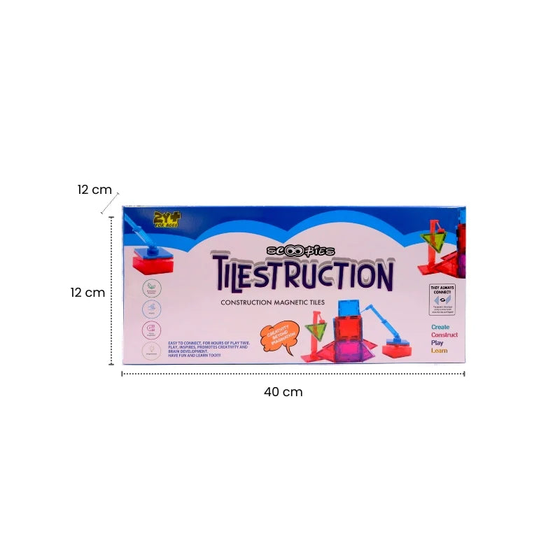 Scoobies Tilestruction Set , 2 extendable cranes