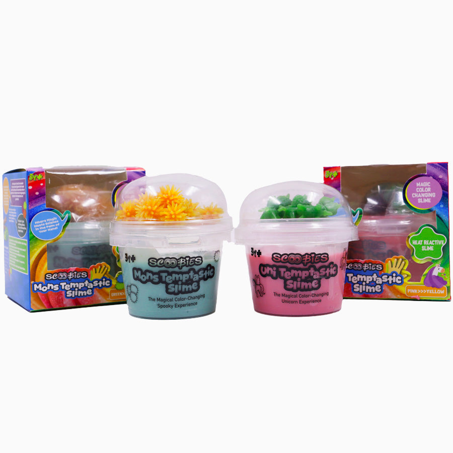 Uni Temptastic Slime: Color-Changing Slime Play with wall sticking Uni Dawdlers| for Sensory Fun & Creative Play