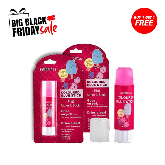 Buy 1 get 1 Free, Coloured Glue Stick , in 4 Colors