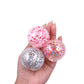 Scoobies Pop-a-fetti Balls:Confetti Squishy Balls – Set of 4 (Pink, Silver, Red & Multicolor) Stress Relief & Sensory Play | Shake, Squish & Shine | Sticky, Squishy & Sparkly Fun for Kids & Adults