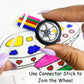 3D Coloring | Inflatable Plane with 5 Markers and Add on Wheels | Reusable Toy