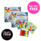 BUY 1 GET 1 FREE,  Stick N Fun Pompom Art Set | 600 Pieces | Butterflies | Your DIY Decor