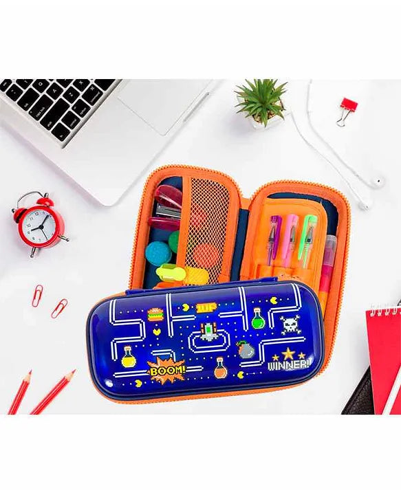 Gaming Eva Case  |  Pac-man Design |  Shiny Metallic Print