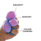 SCOOBIES Rollin Ball – Color-Changing Squishy Stress Relief Toy for Kids & Adults | Soft Sensory Fidget Ball | Non-Toxic, Washable, Portable TPR Squeeze Toy