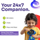 Scoobies Kiki AI-Powered Learning Companion, Screen-Enabled Smart Educational Device |with Parental Controls, Interactive Stories, Games & AI Drawing Tool, Safe & Portable for Kids