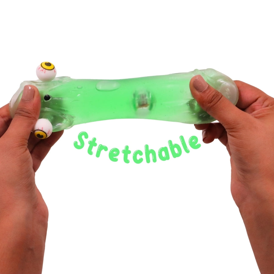 Stick-i-dgets (Green) - Color-Changing Squishy Toy that glows and pops!