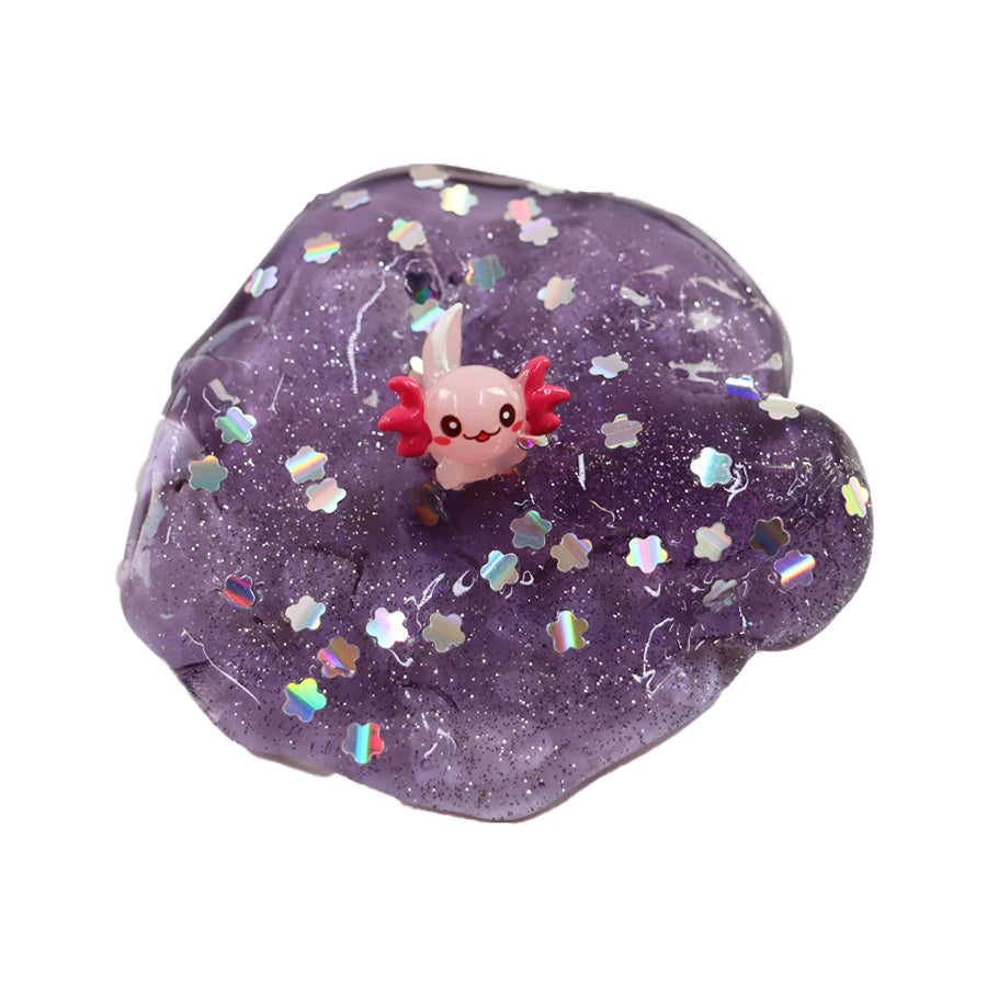 Scoobies Squish & Stack Pink & Purple AXO Slime Set, 2 Glittery Slimes + 1 Sparkle Box | with Surprise Toy, Safe Sensory Fun for Kids 3+