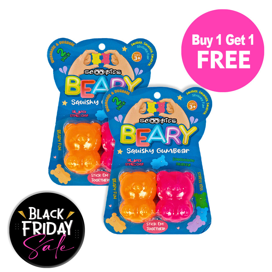 BUY 1 GET 1 FREE,  Beary Squishy Gumbear - An Escape for Fun and Happiness