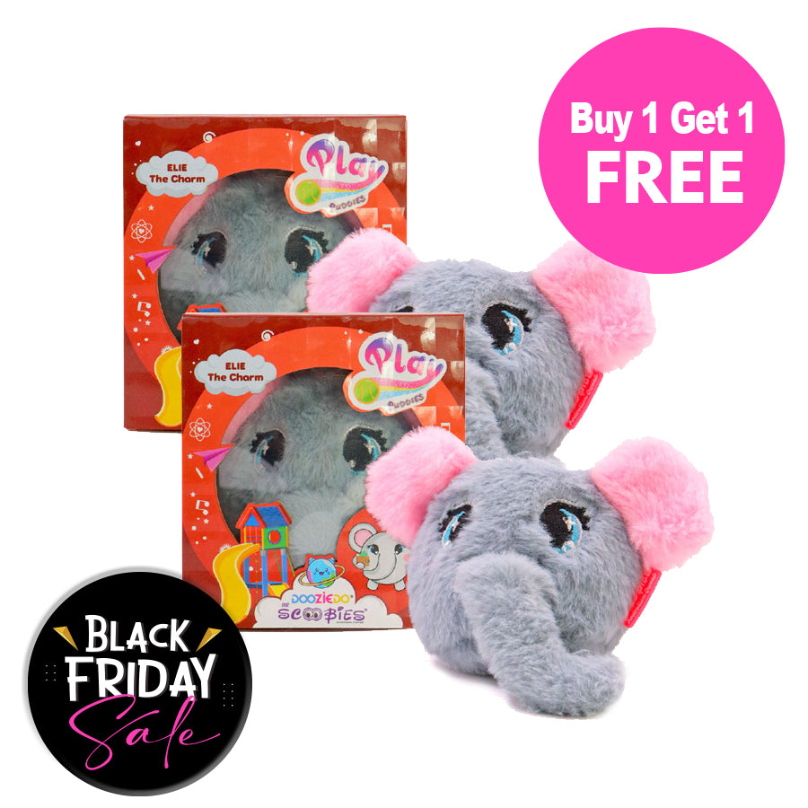 BUY 1 GET 1 FREE,  Elie Plush Charm Play Buddies