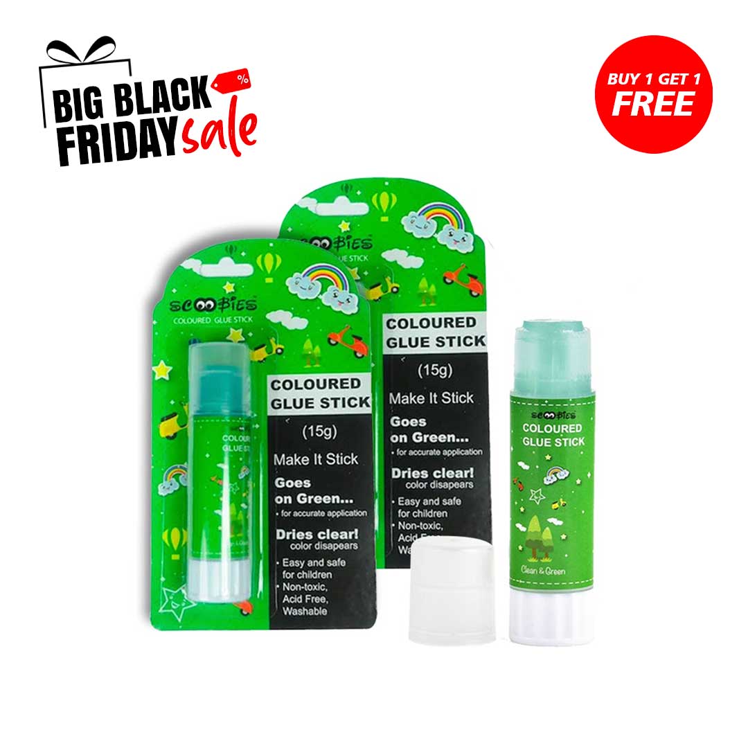Buy 1 get 1 Free, Coloured Glue Stick , in 4 Colors