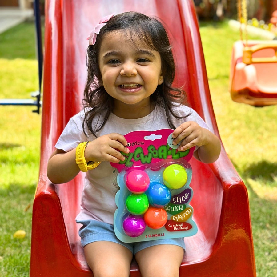 Glowballs: The Multi-Color, Glow-in-the-Dark Sensory Balls | Squishy Fun For Kids | The Perfect Fidget Stress Buster