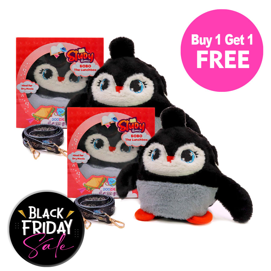 BUY 1 GET 1 FREE,  Bobo Plush Insulated Lunch Bag