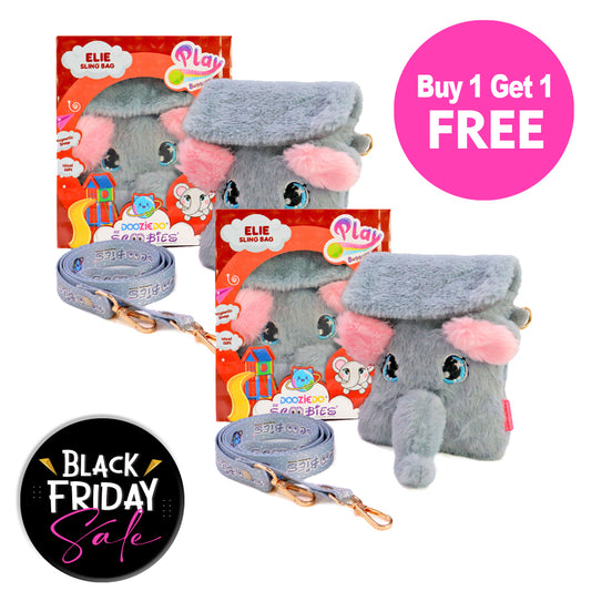 BUY 1 GET 1 FREE,  Elie Plush Sling Bag Play Buddy