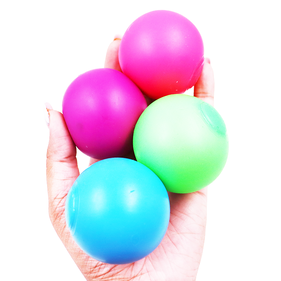 Scoobies Mini Tint Twirlers Balls: Color-Changing Squishy Balls Set of 4 Balls (Pink, Blue, Purple & Green) | Stress Relief & Sensory Play | Fun Party Favors for Kids & Adults