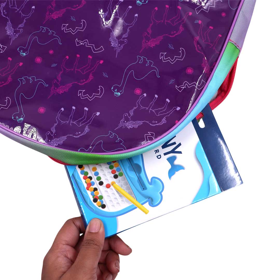 Scoobies Travel Buddy Kit |Kids Travel Activity Bag with Sticky Balls, Scoo Tiny Magnetic Board & Scoo-MagBall Tab | Fun On-The-Go Play | 3+ Years