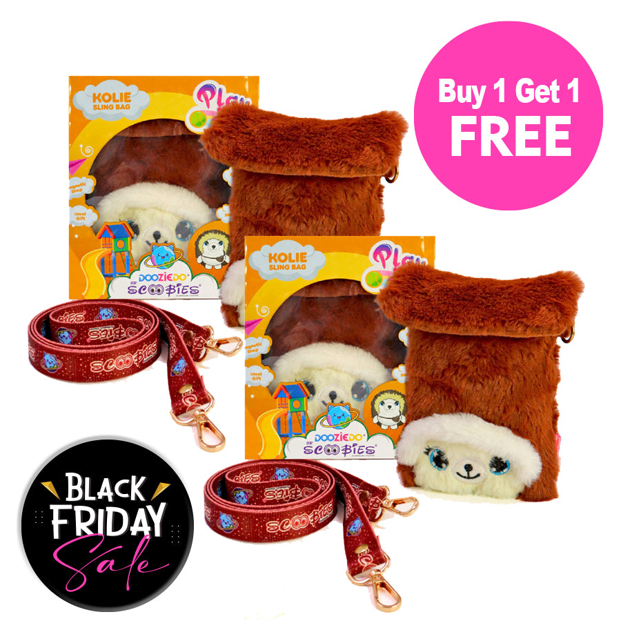 BUY 1 GET 1 FREE,  Kolie Plush Sling Bag Play Buddy