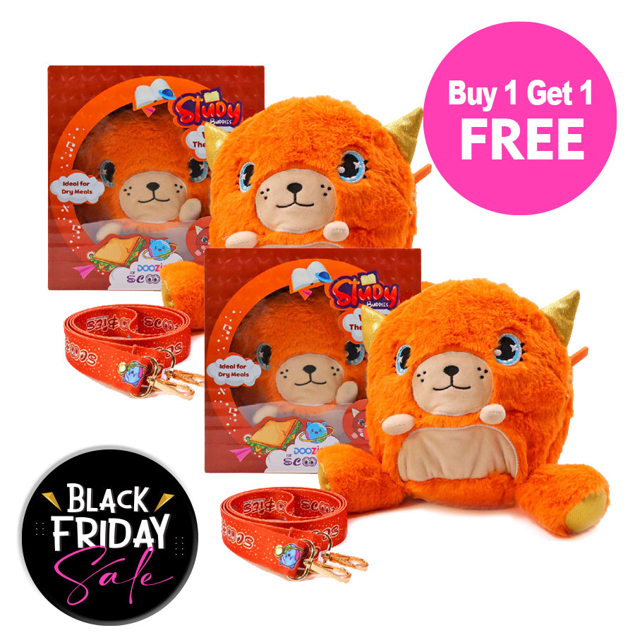 BUY 1 GET 1 FREE,  Woody Plush Insulated Lunch Bag