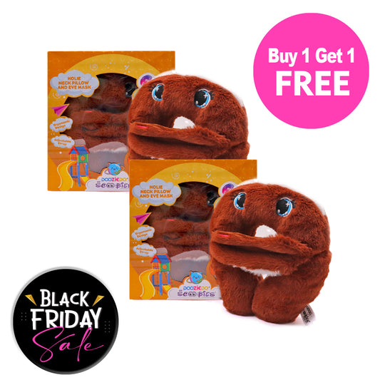 BUY 1 GET 1 FREE,  Kolie Plush Neck Pillow and Eye Mask