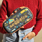 Construction Racing  Pencil Case | With Separate Pens Slot | Premium EVA Quality | Multi-Use Pouch