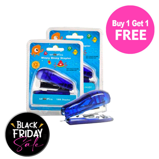 BUY 1 GET 1 FREE , Minny Binny stapler , in 4 Colors