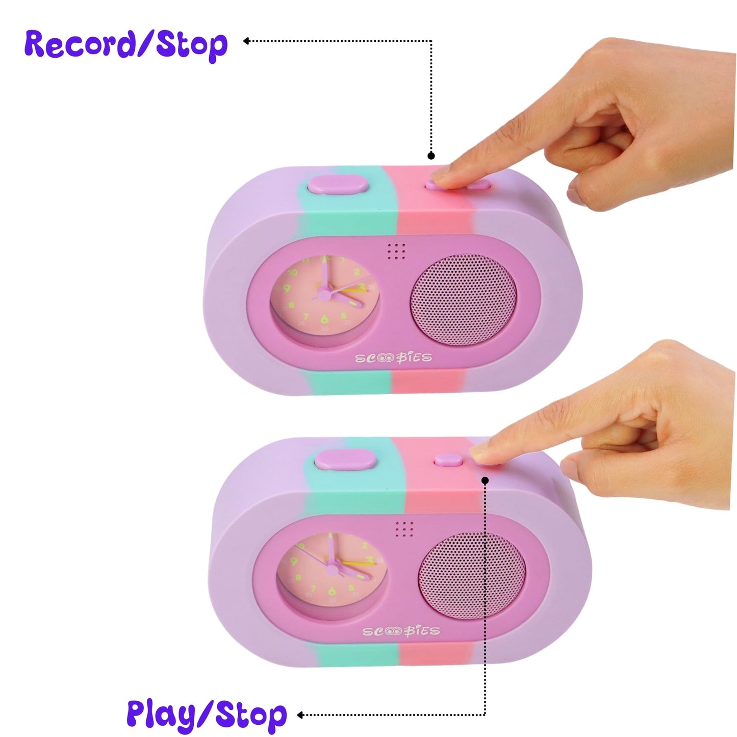 Voice Alarm Clock: For Little Pink Lovers