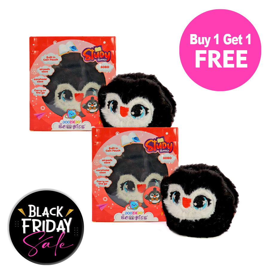 BUY 1 GET 1 FREE,  Bobo Plush Multipurpose Built-in Coin Pouch