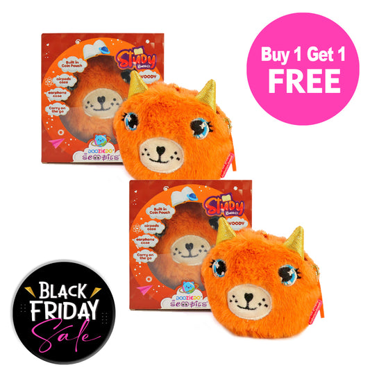 BUY 1 GET 1 FREE,  Woody Plush Multipurpose Built-in Pouch