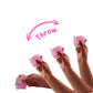 Buy 1 get 1 free Stick-i-dgets (Purple) Color-Changing Squishy Toy that glows and pops!